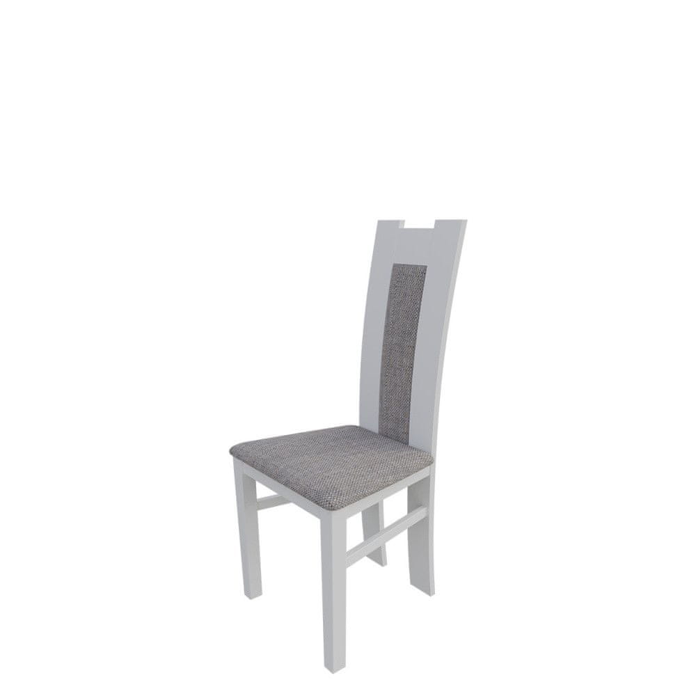 Veneti Jedálenská stolička MOVILE 18 - biela / šedá 2